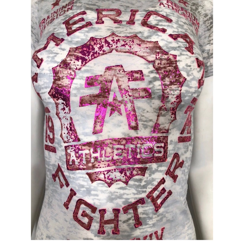 AMERICAN FIGHTER Womens T-Shirt MARYLAND Athletic - Picture 6 of 7